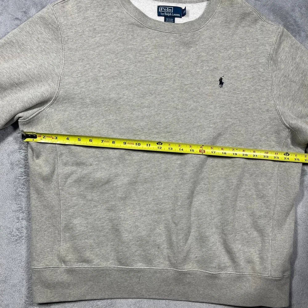 Polo Ralph Lauren Sweatshirt Mens XXL Gray Crewneck Pony Logo